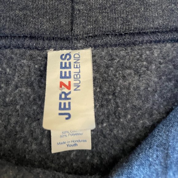 Hoodie - St. Joseph, MI, Deep Heather Blue, Youth XL - Picture 5 of 11